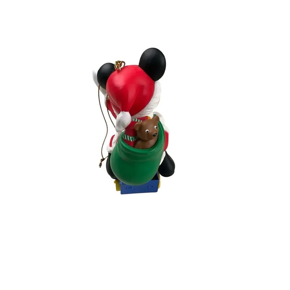 Grolier Disney Christmas Magic Ornament Mickey Mouse on Train 26231 149